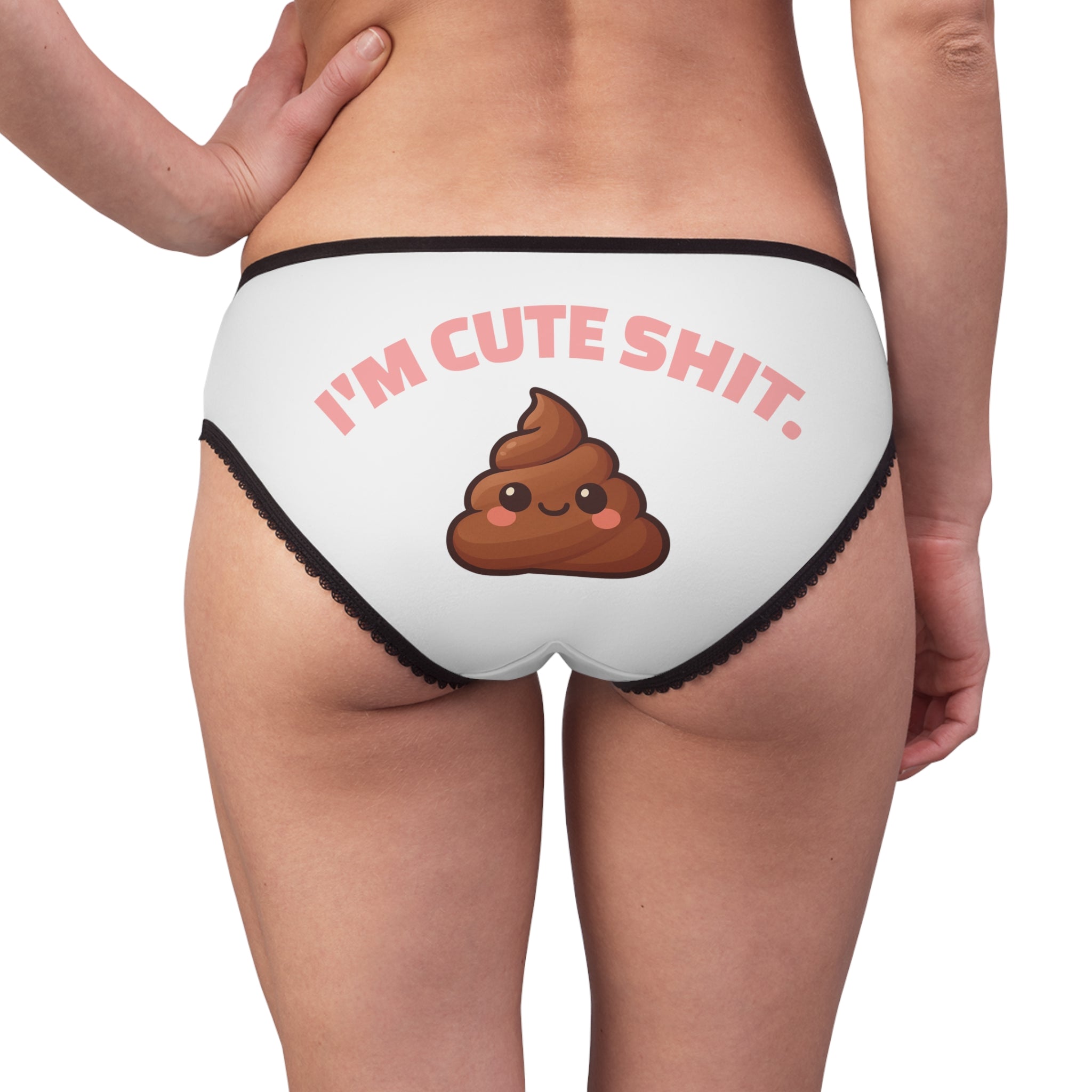 Cute Shit Undies (White)