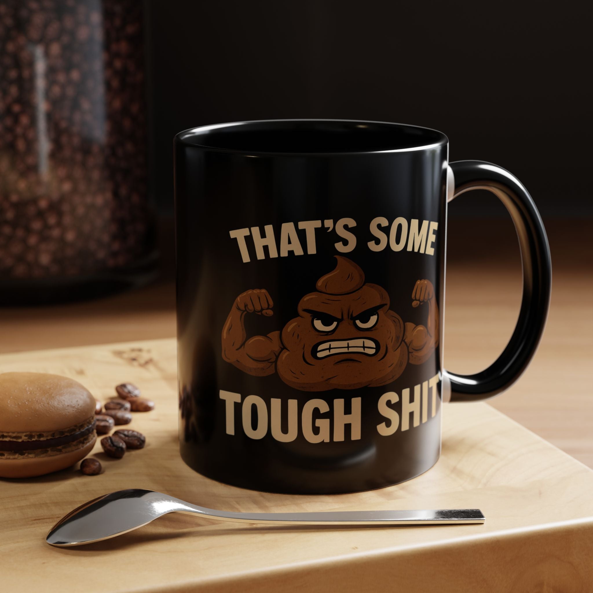 Tough Shit Emoji Mug