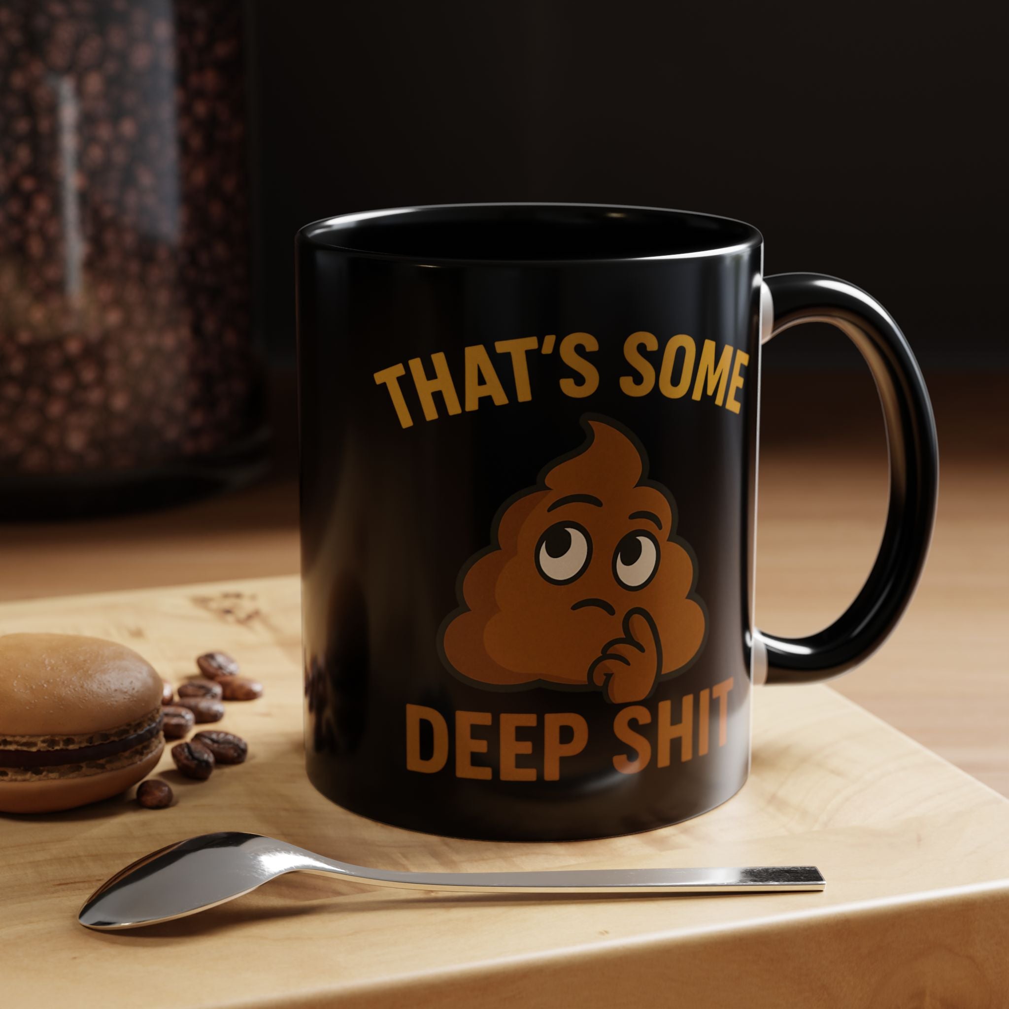 Deep Shit Emoji Mug